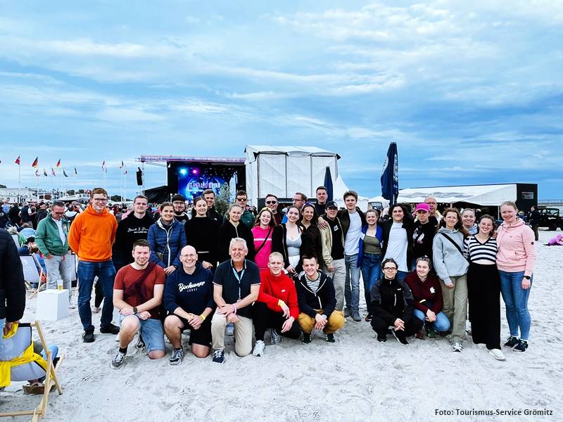 Ein Unvergesslicher Abend – DLRG Mannschaft zum Festival am Strand eingeladen