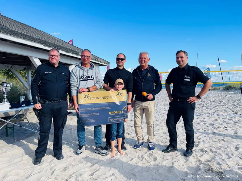 Mehr über den Artikel erfahren Erfolgreiches Benefiz-Beachvolleyballturnier in Grömitz