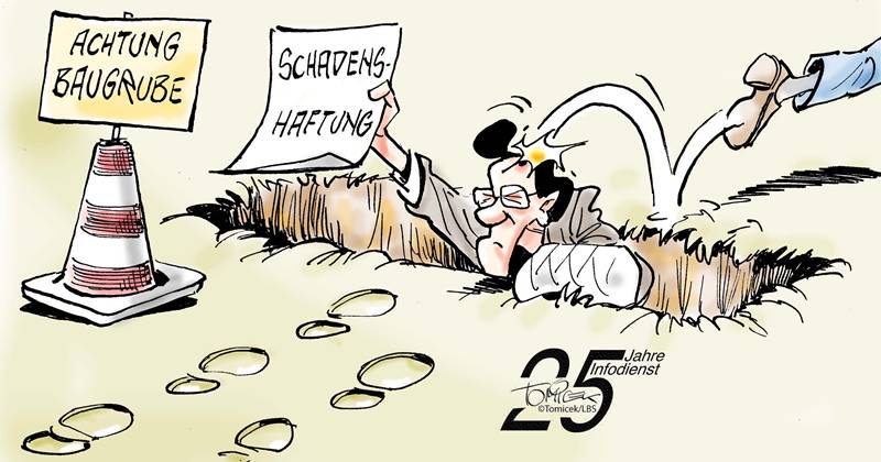 Mehr über den Artikel erfahren Sturz in die Baugrube