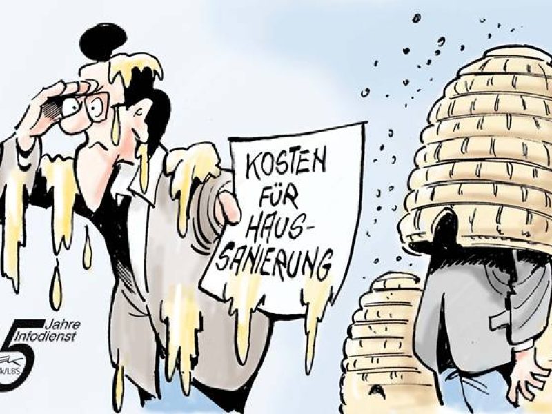Haus verschmutzt