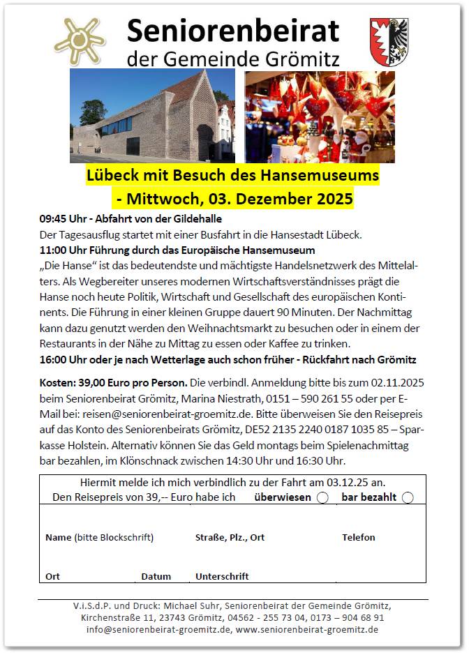Mehr über den Artikel erfahren Ein Besuch im Hansemuseum