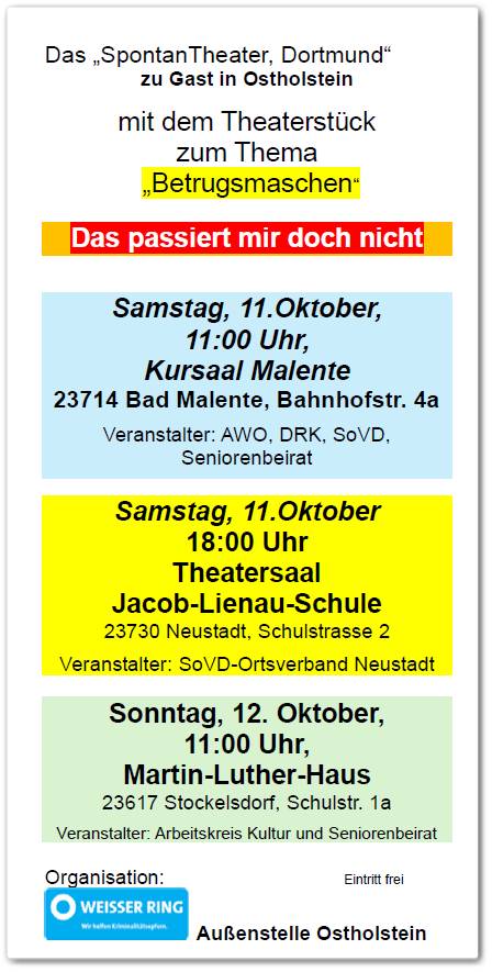 Mehr über den Artikel erfahren Das passiert mir doch nicht