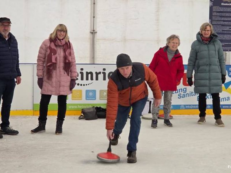 Eisstöcke statt Boule-Kugeln