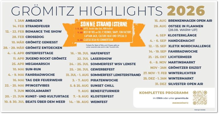Mehr über den Artikel erfahren Die Höhepunkte in Grömitz 2026