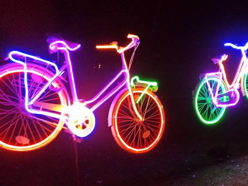 Lichtermeer im Kurpark Grömitz